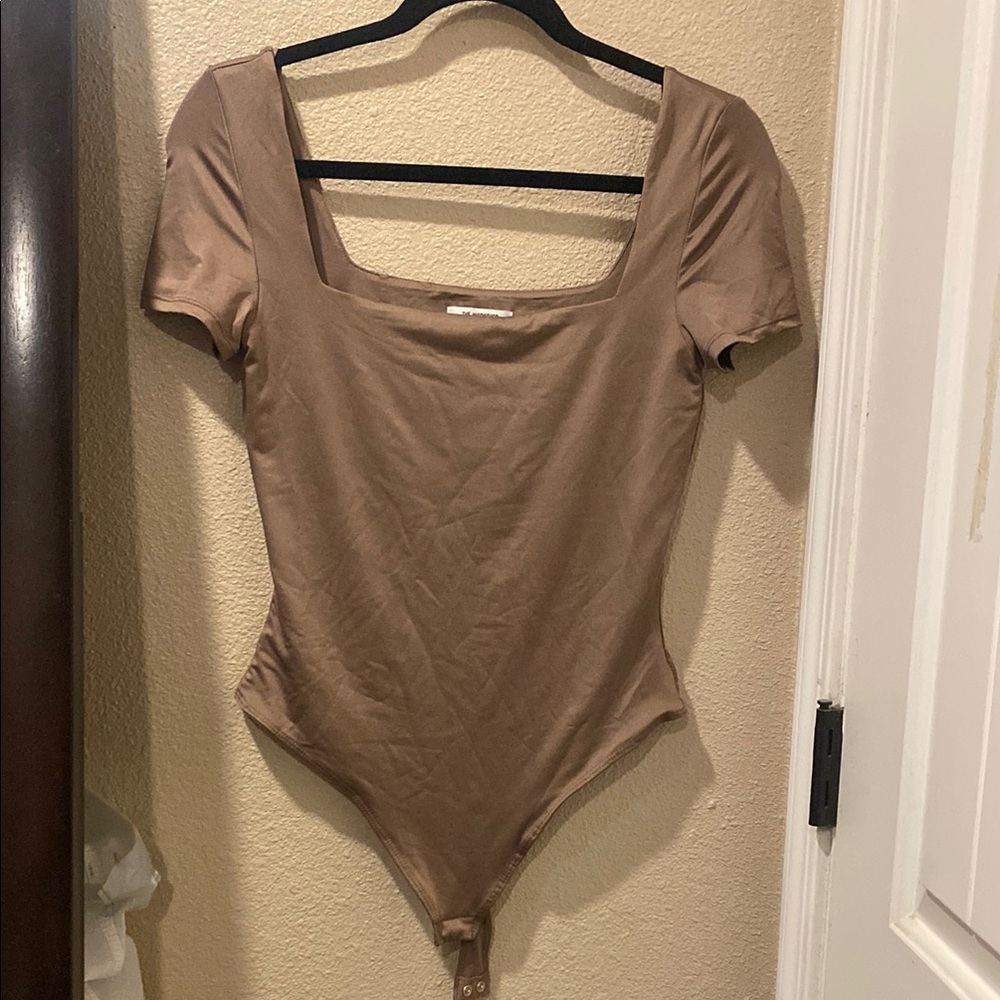 Workshop Republic Clothing Tan Bodysuit